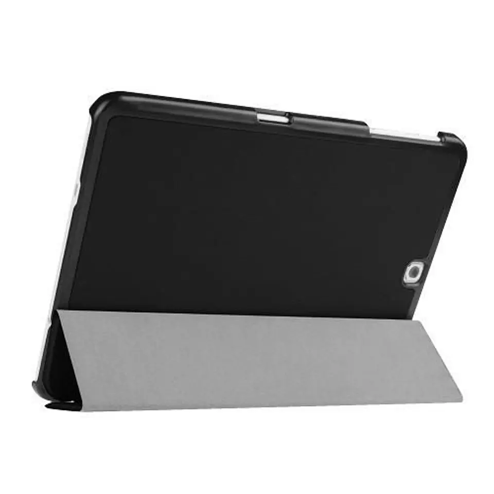 CoreParts Tri-folded Leather Case Black w sklepie Wasserman.eu