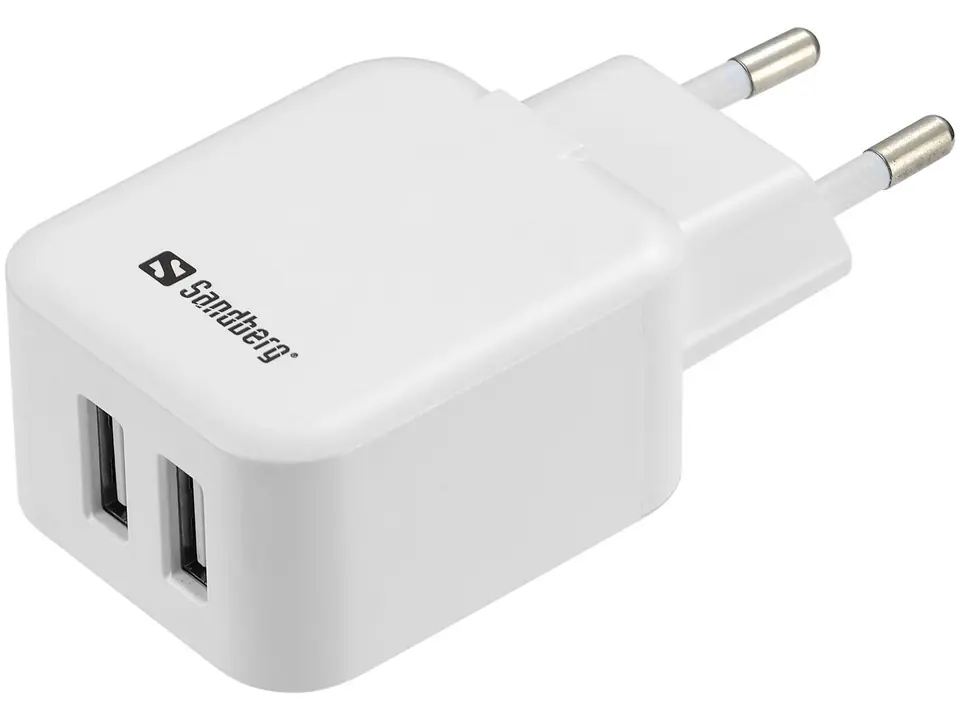 ⁨Sandberg AC Charger Dual USB 2A EU⁩ w sklepie Wasserman.eu