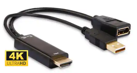 ⁨MicroConnect Adapter HDMI - Displayport M-F⁩ w sklepie Wasserman.eu