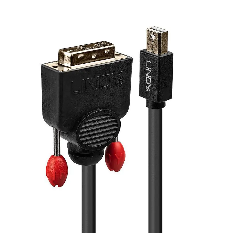 ⁨Lindy 3m Mini DisplayPort to DVI⁩ w sklepie Wasserman.eu