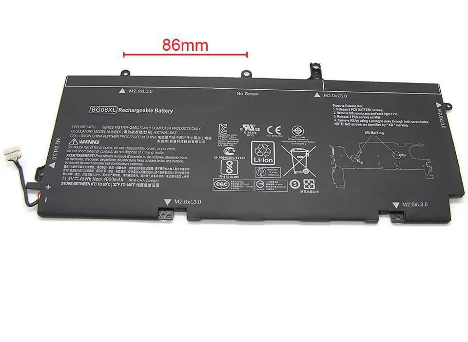 ⁨CoreParts Laptop Battery for HP 36.00Wh⁩ w sklepie Wasserman.eu
