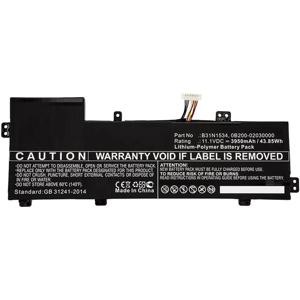 ⁨CoreParts Laptop Battery For Asus 44WH,⁩ w sklepie Wasserman.eu