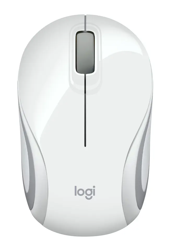 ⁨Logitech M187 Mini Mouse, White⁩ w sklepie Wasserman.eu