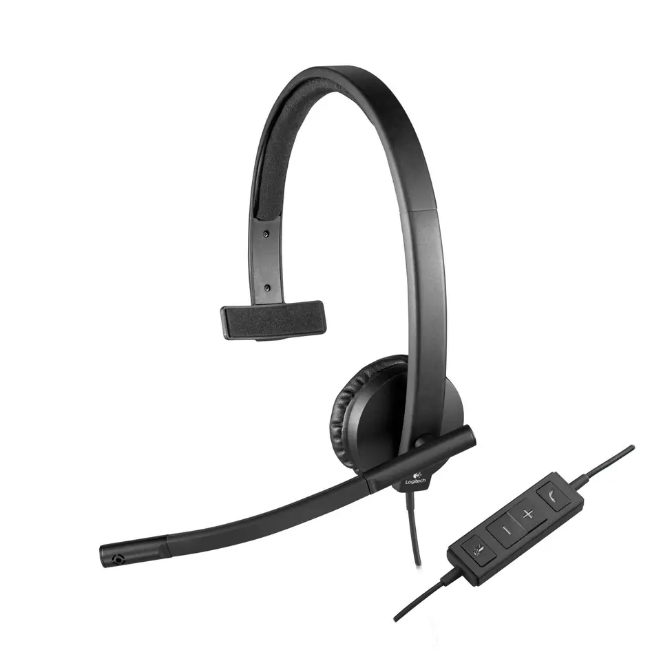 ⁨Logitech USB Headset H570e Mono⁩ at Wasserman.eu