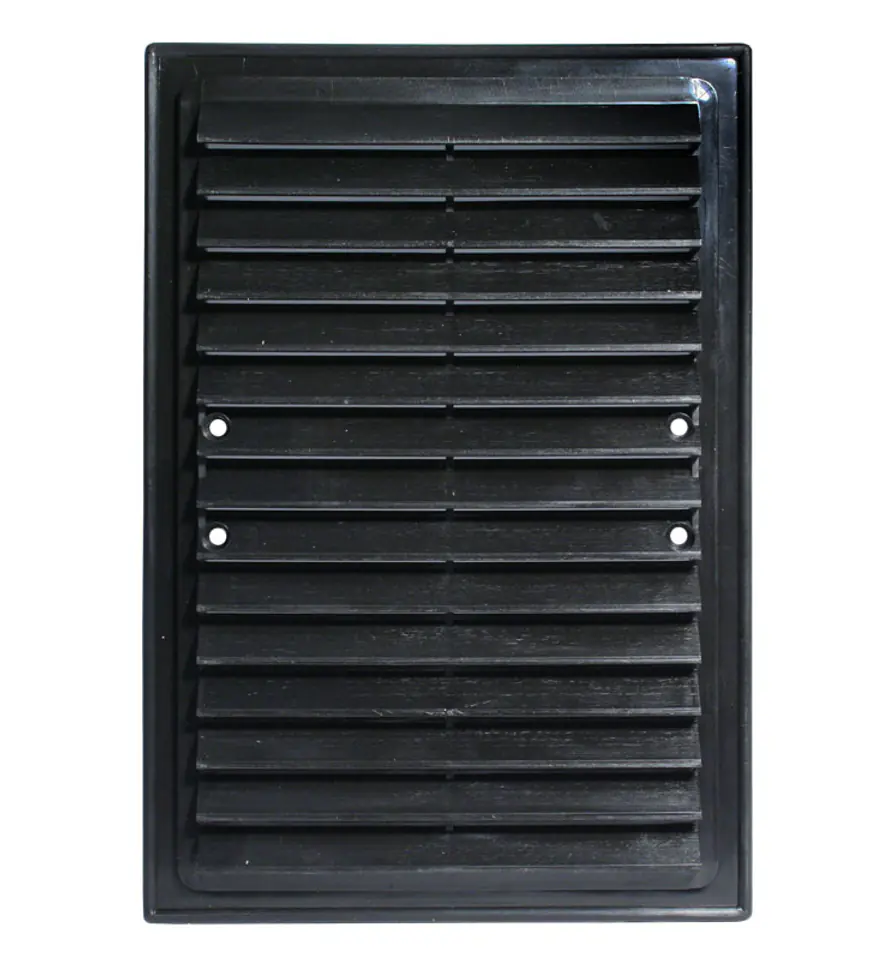 ⁨PLASTIC OBLIQUE GRILLE 14*21CM BLACK⁩ at Wasserman.eu