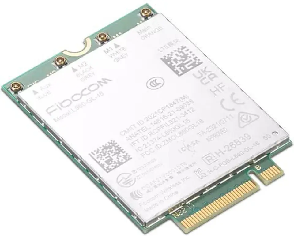 ⁨Lenovo | Wireless communication module - 4G LTE - M.2 Card - 1 Gbps | hinkPad Fibocom L860-GL-16⁩ w sklepie Wasserman.eu