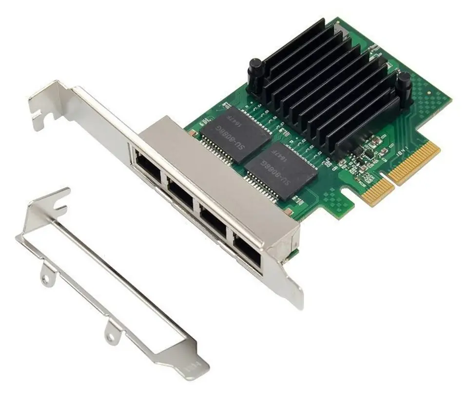 ⁨ProXtend PCIe X4 Quad RJ45 Gigabit⁩ w sklepie Wasserman.eu