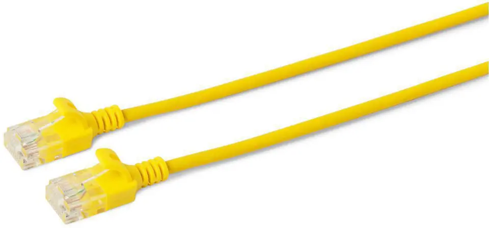 ⁨MicroConnect U/UTP CAT6 5M Yellow Slim,⁩ w sklepie Wasserman.eu