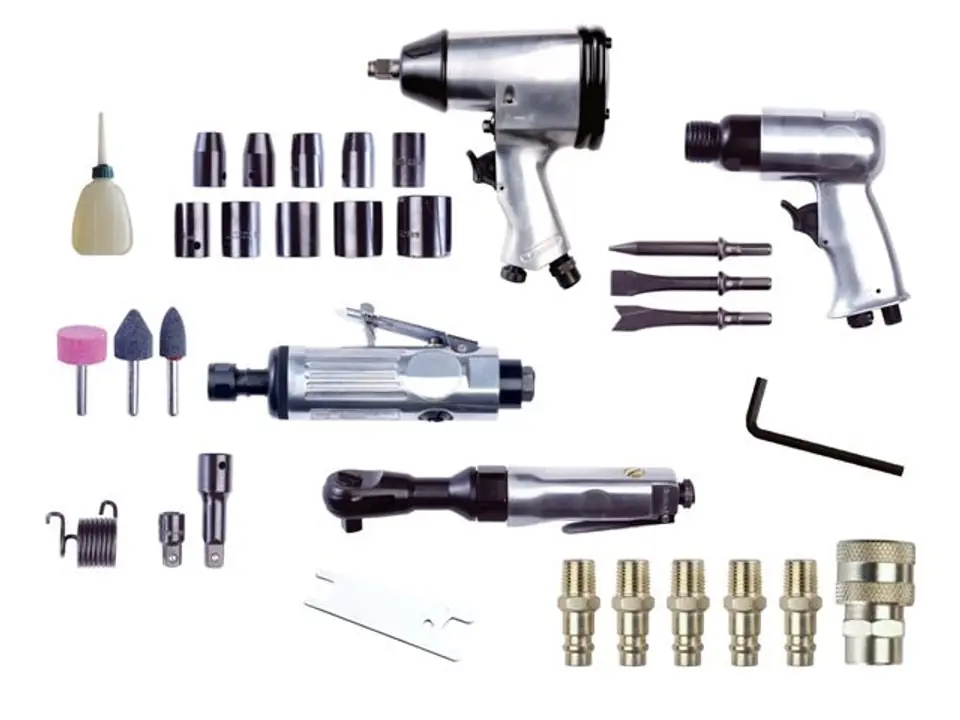 ⁨PNEUMATIC TOOL SET 34 PCS.⁩ at Wasserman.eu