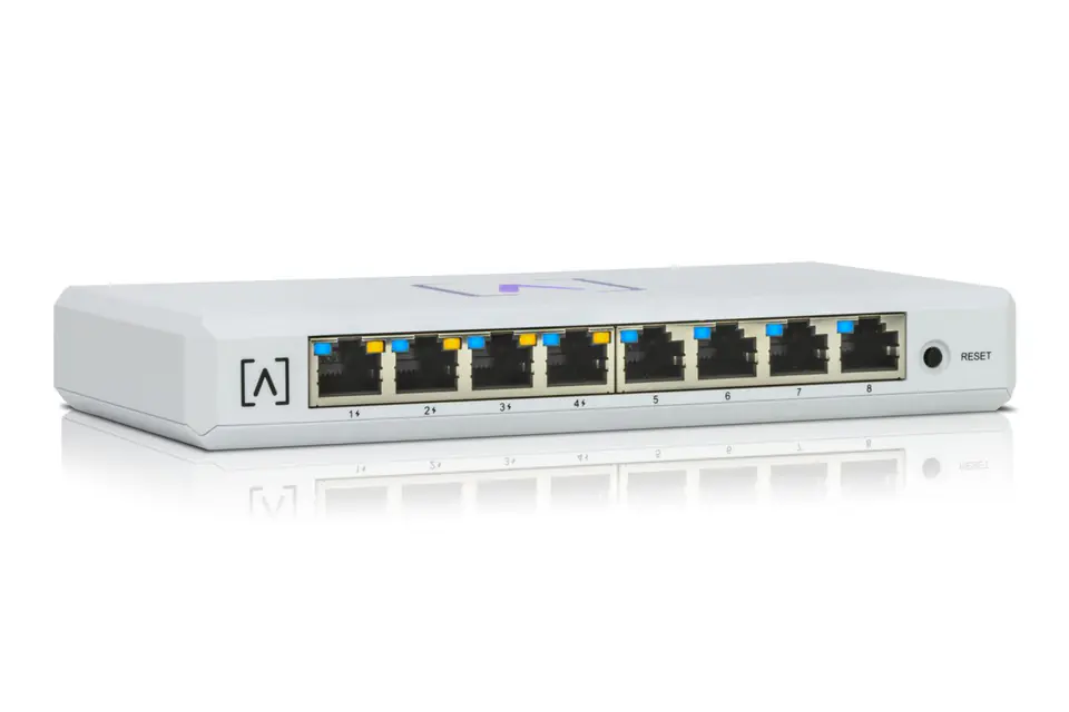 ⁨Alta Labs S8-POE network switch Managed Gigabit Ethernet (10/100/1000) Power over Ethernet (PoE) White⁩ at Wasserman.eu