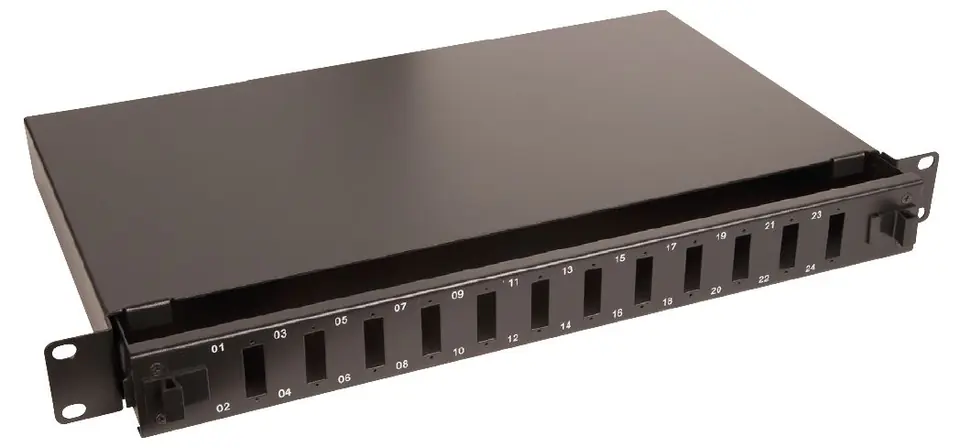 Lanview Fibre patch panel 19" 1U 12 w sklepie Wasserman.eu