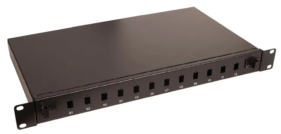 Lanview Fibre patch panel 19" 1U 12 w sklepie Wasserman.eu