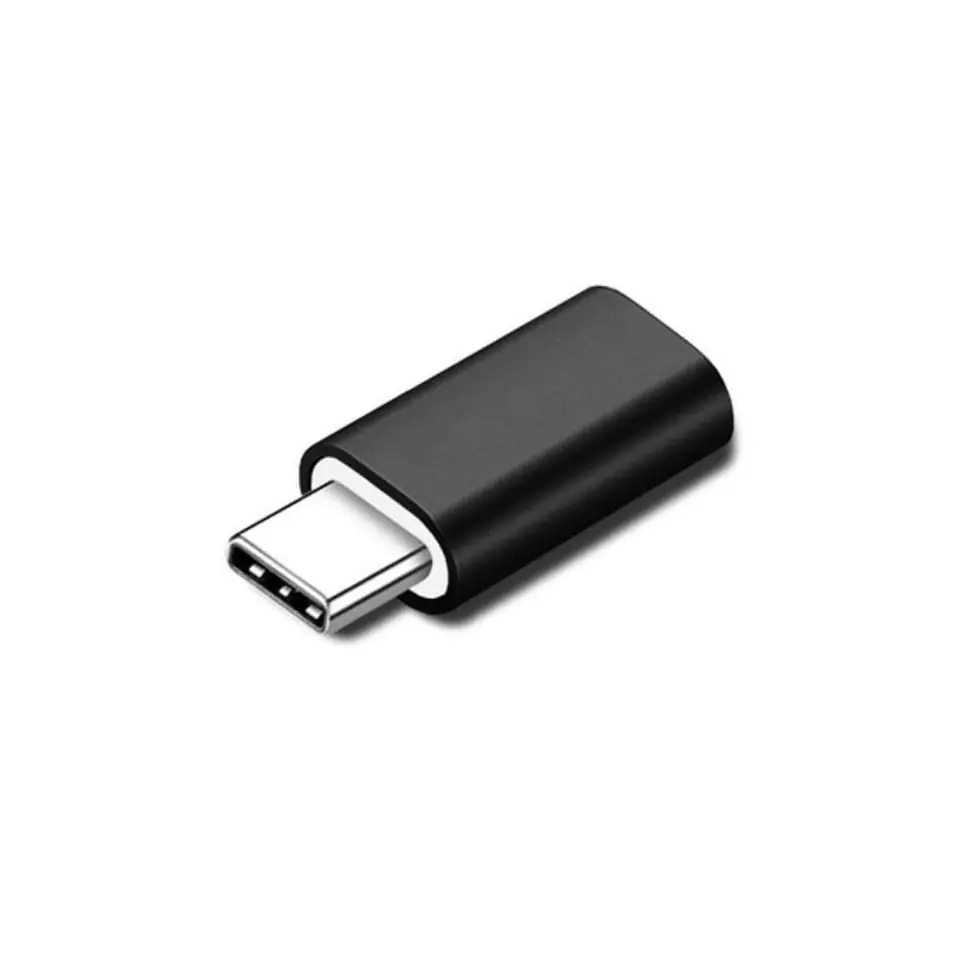 ⁨MicroConnect Lightning-USB-C Adapter, Black⁩ w sklepie Wasserman.eu