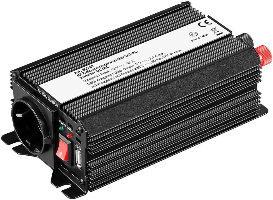 ⁨CoreParts 300W DC to AC Inverter⁩ w sklepie Wasserman.eu