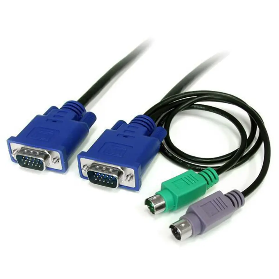 ⁨StarTech.com 6 FT 3-IN-1 PS/2 KVM CABLE⁩ w sklepie Wasserman.eu