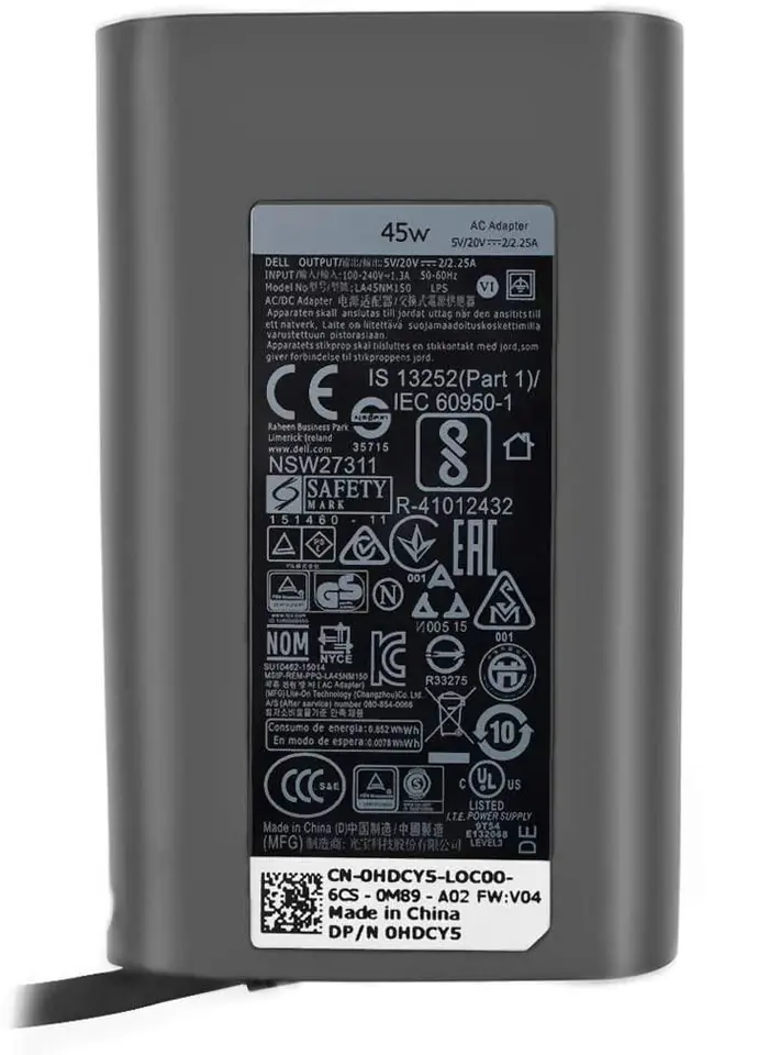 Dell AC Adapter, 45W, 19.5V, 3 w sklepie Wasserman.eu