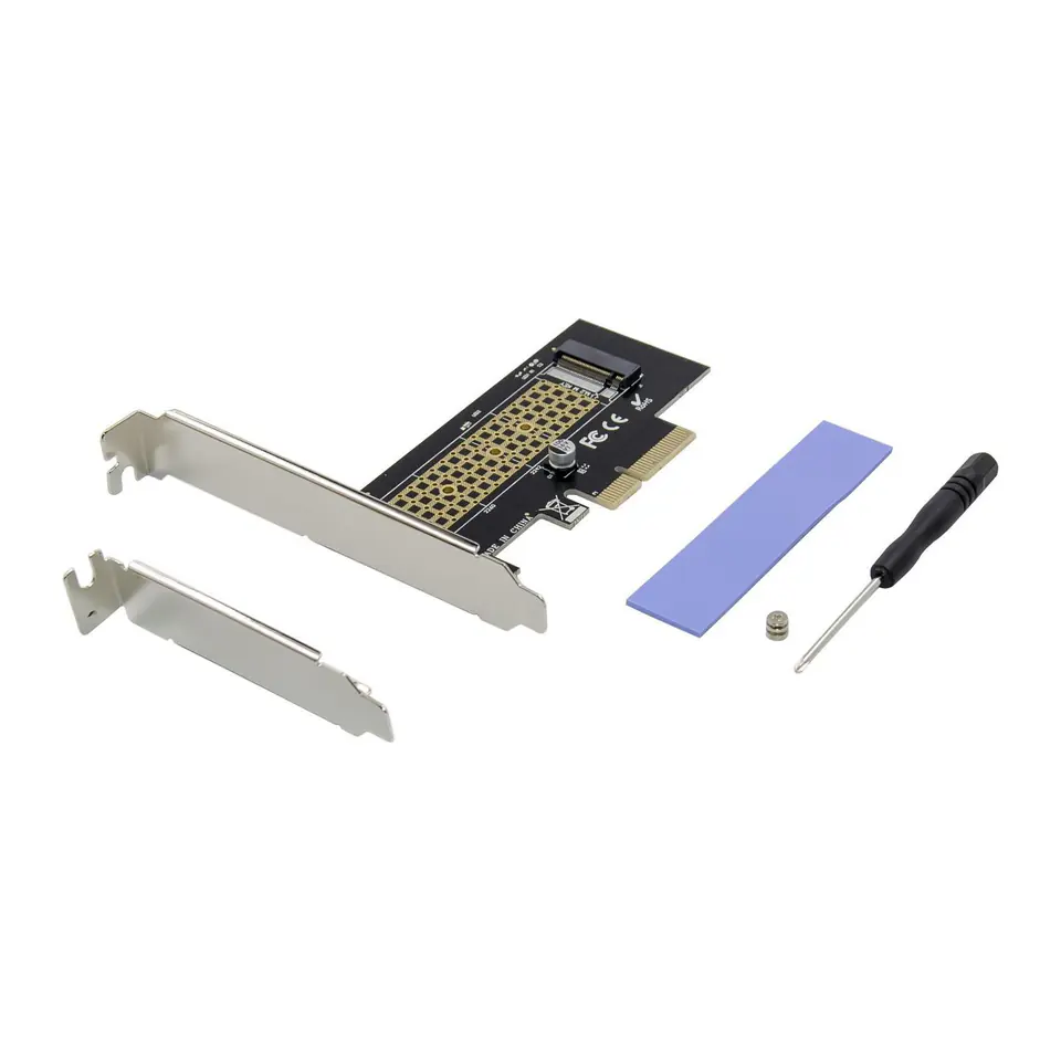 ⁨MicroConnect PCIe x4 M.2 NVMe SSD Adapter⁩ w sklepie Wasserman.eu