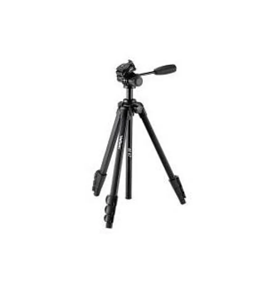 ⁨Velbon M47 with Fluid Head Tripod with moving head for digital/analogue cameras and camcorders, binoculars⁩ at Wasserman.eu