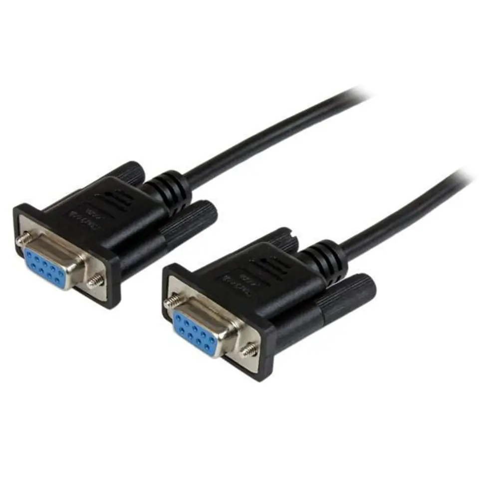 ⁨StarTech.com 1M BLACK DB9 NULL MODEM CABLE⁩ w sklepie Wasserman.eu