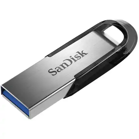 ⁨SanDisk Ultra Flair USB flash drive 32 GB USB Type-A 3.0 Black, Stainless steel⁩ at Wasserman.eu