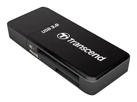 ⁨TRANSCEND USB 3.0 Memory Card Reader TS-RDF5K⁩ at Wasserman.eu