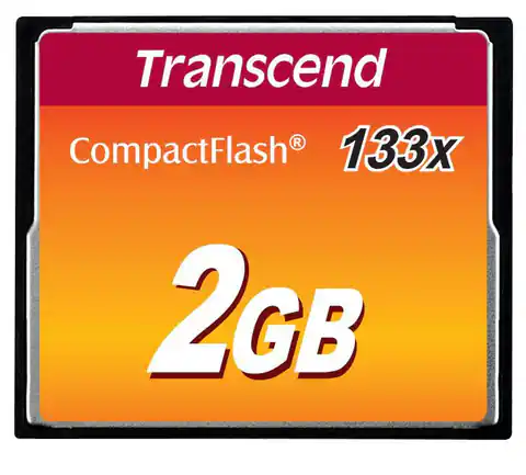 ⁨TRANSCEND CF 2 GB Memory Card Plastic Case⁩ at Wasserman.eu