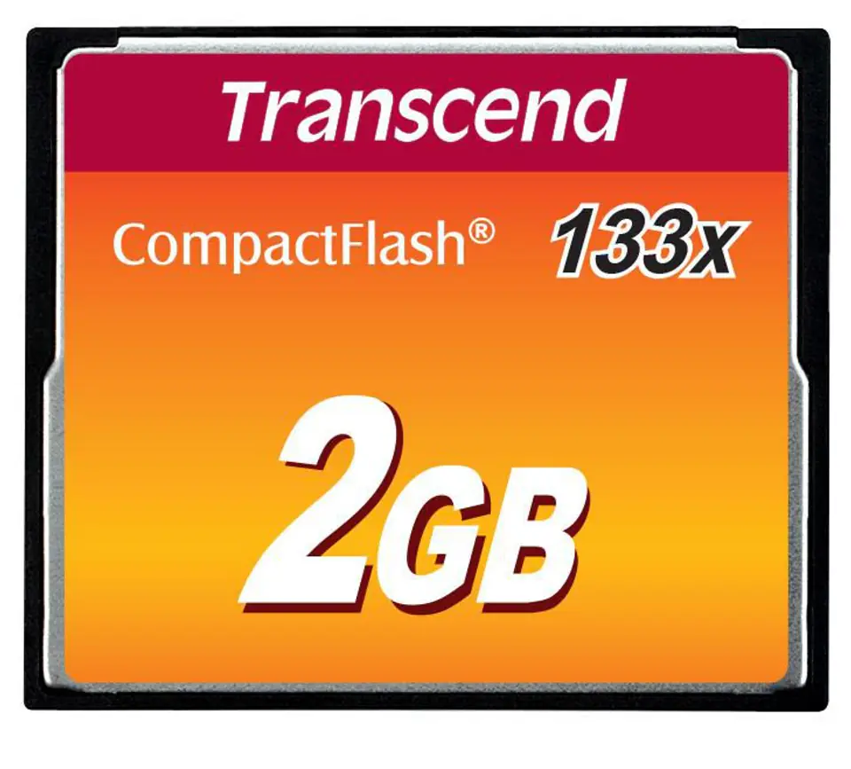 ⁨TRANSCEND CF 2 GB Memory Card Plastic Case⁩ at Wasserman.eu