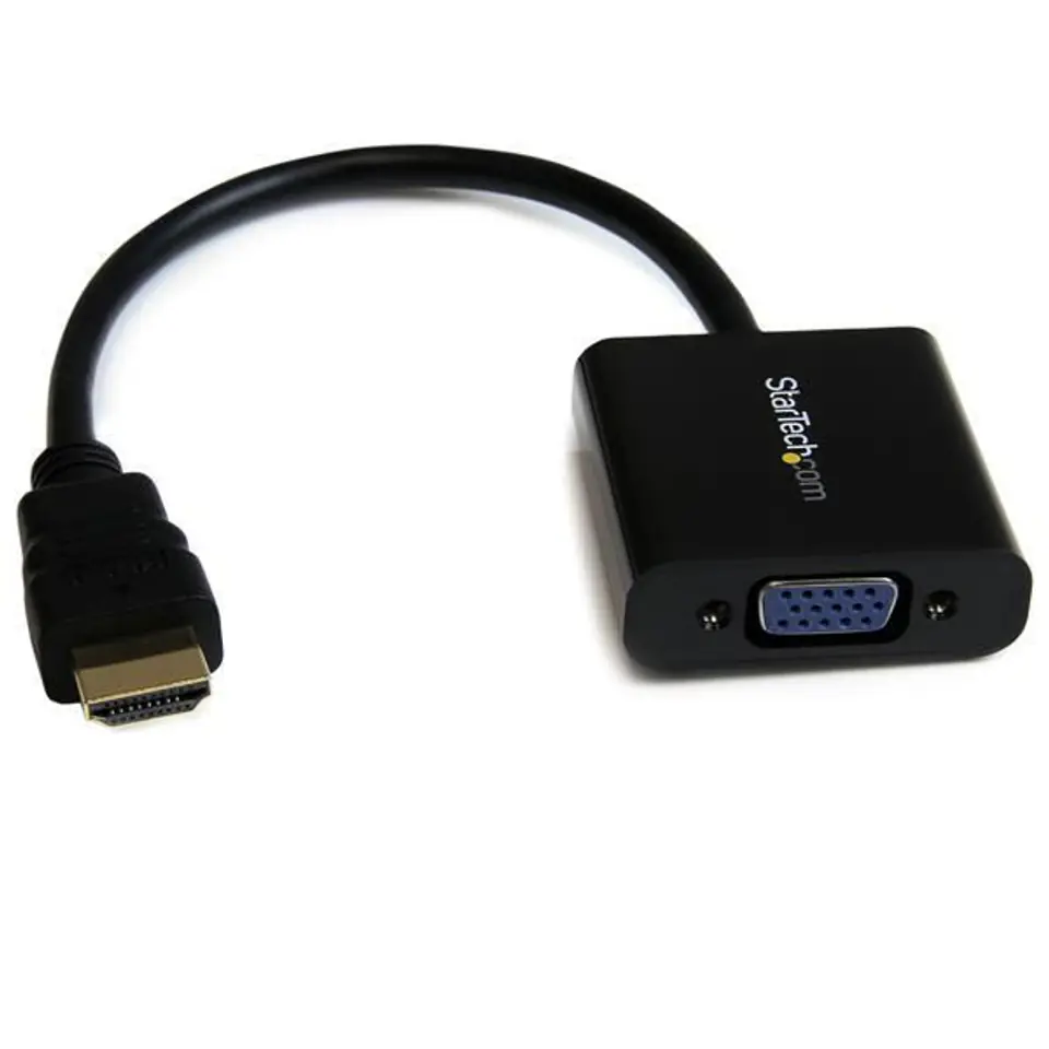 ⁨Startech Adapter HDMI > VGA Video Konverter 1080P 245mm schw⁩ at Wasserman.eu