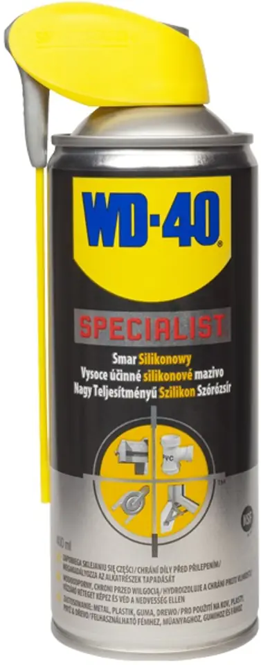 ⁨WD-40 SPECIALIST SILICONE GREASE 400ML AEROSOL⁩ at Wasserman.eu