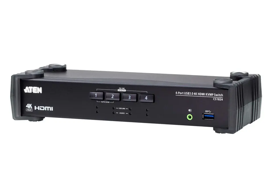 ⁨Aten 4-Port USB 3.0 4K HDMI KVMPT⁩ w sklepie Wasserman.eu