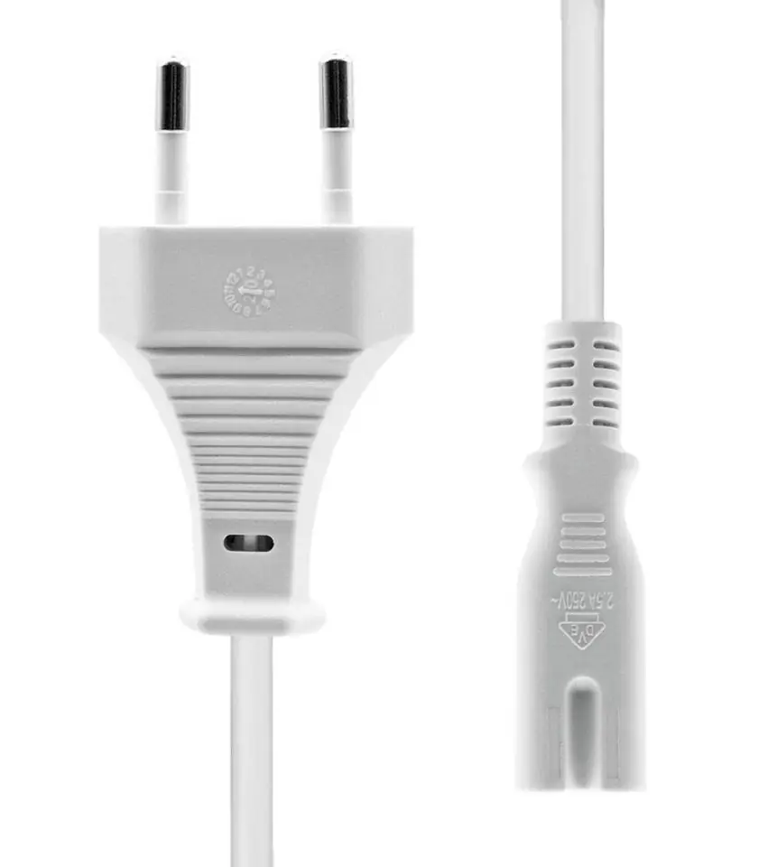 ⁨ProXtend Power Cord Euro to C7 3M White⁩ w sklepie Wasserman.eu
