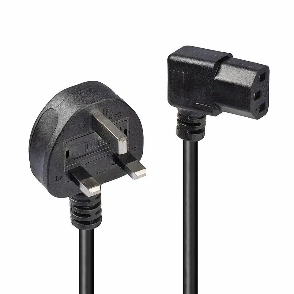 ⁨Lindy 1M Uk 3 Pin To Right Angled⁩ w sklepie Wasserman.eu