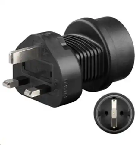 ⁨MicroConnect Universal adapter Schuko to UK⁩ w sklepie Wasserman.eu