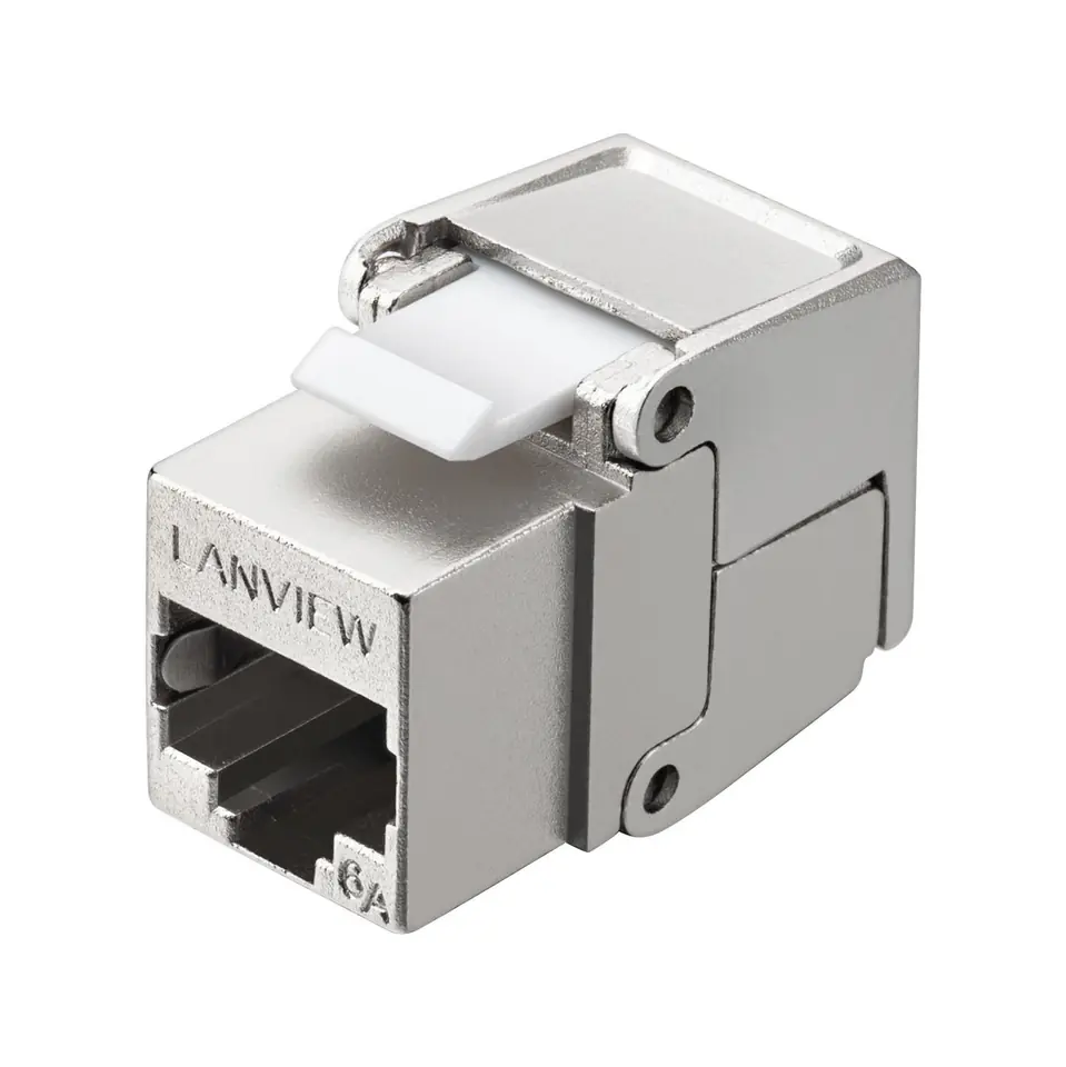 Lanview Cat6a Shielded flip jack w sklepie Wasserman.eu
