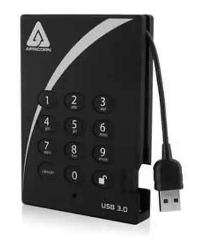 ⁨Apricorn HDD 1TB Encrypted USB 3.0⁩ w sklepie Wasserman.eu