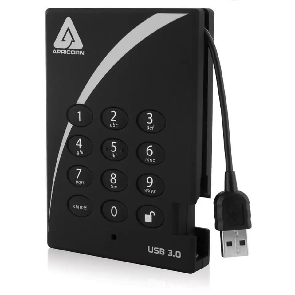 ⁨Apricorn HDD 500GB Apricorn Padlock⁩ w sklepie Wasserman.eu