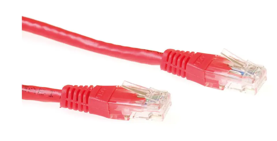 ⁨MicroConnect U/UTP CAT6 10M Red PVC⁩ w sklepie Wasserman.eu