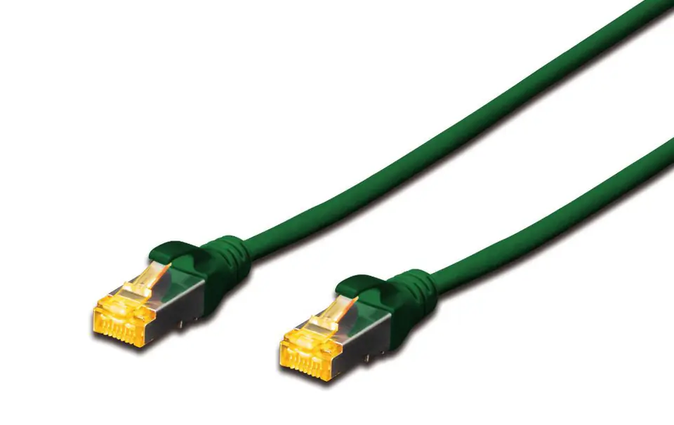 ⁨MicroConnect S/FTPCAT6A 0.5M Green Snagless⁩ w sklepie Wasserman.eu