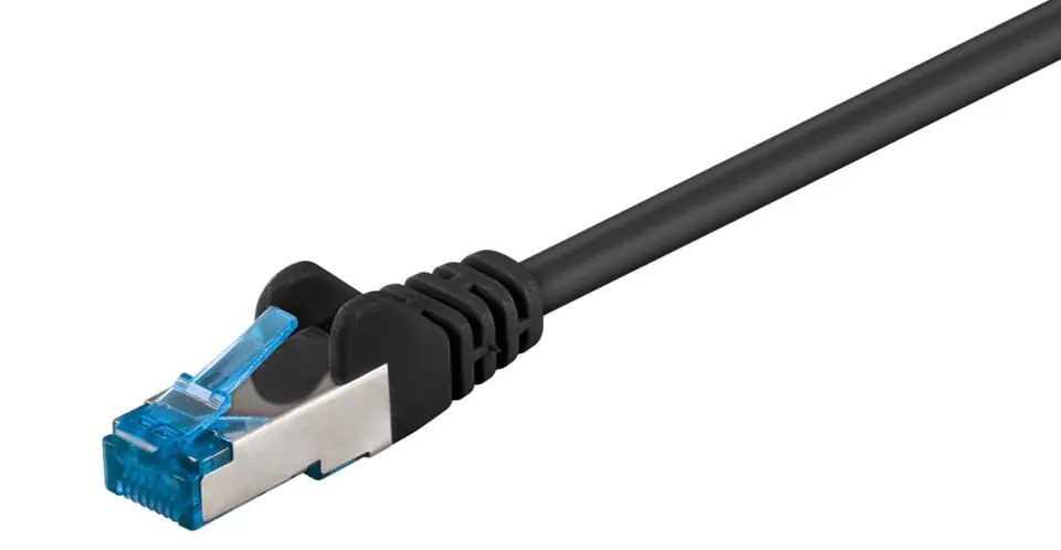 ⁨MicroConnect S/FTP CAT6A 3M Black LSZH⁩ w sklepie Wasserman.eu
