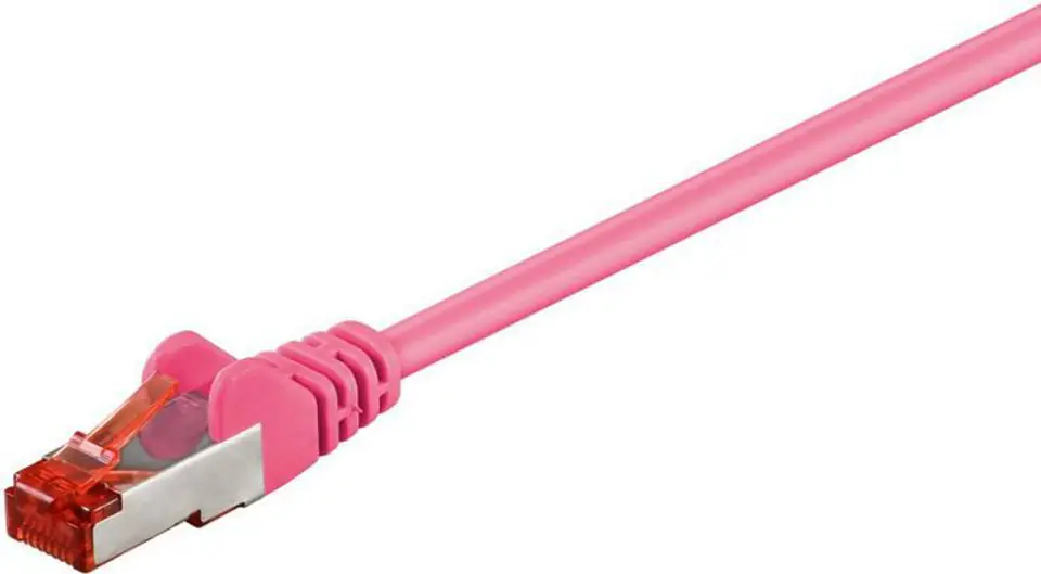 ⁨MicroConnect S/FTP CAT6 5m Pink LSZH⁩ w sklepie Wasserman.eu