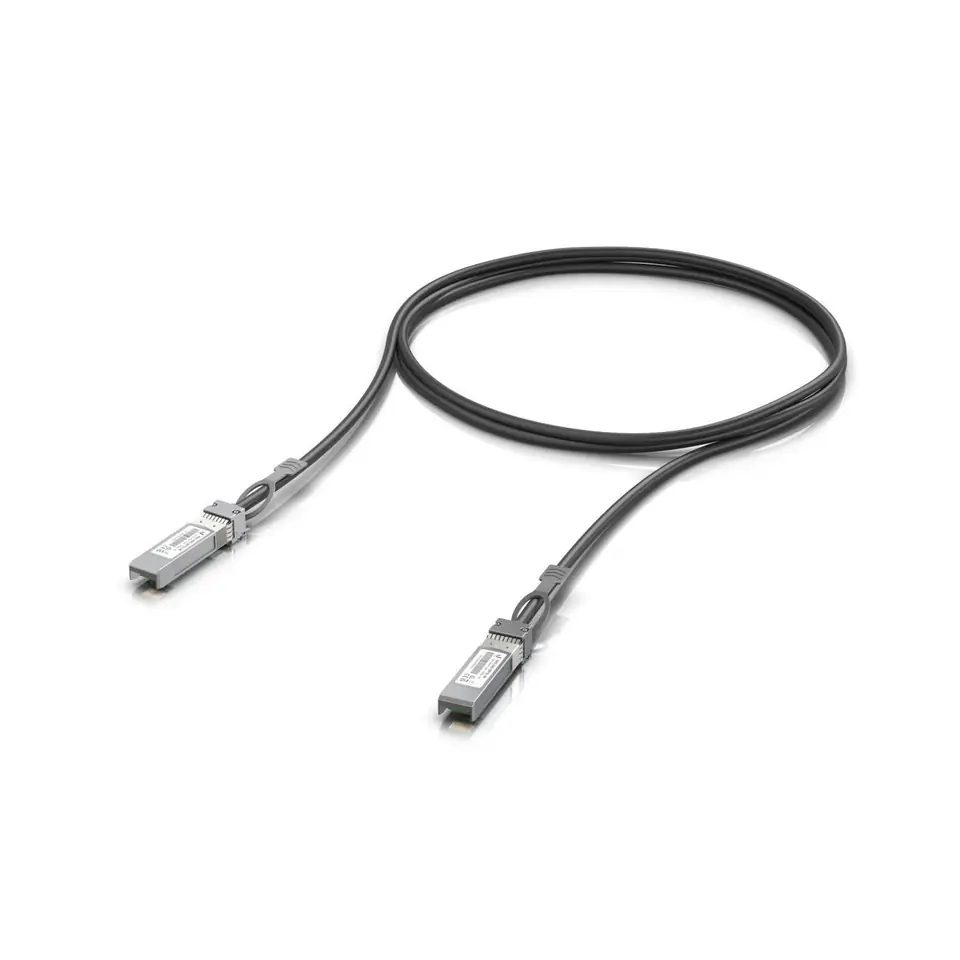 ⁨Ubiquiti UACC-DAC-SFP10-1M InfiniBand cable SFP+ Black⁩ at Wasserman.eu