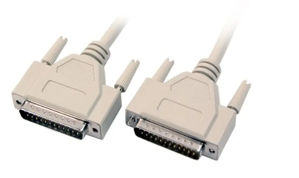 ⁨MicroConnect DB25-DB25 10m M/M, Beige⁩ w sklepie Wasserman.eu