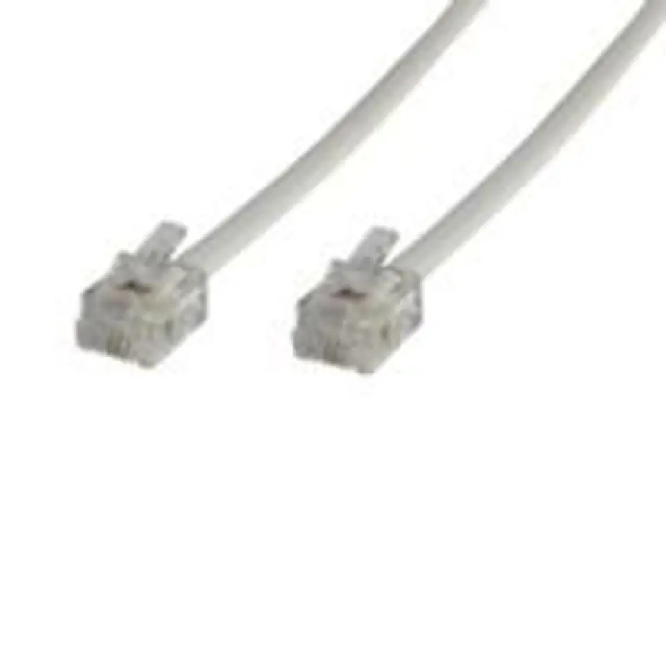 ⁨MicroConnect Modular Straight RJ12 6C/6P 5m⁩ w sklepie Wasserman.eu