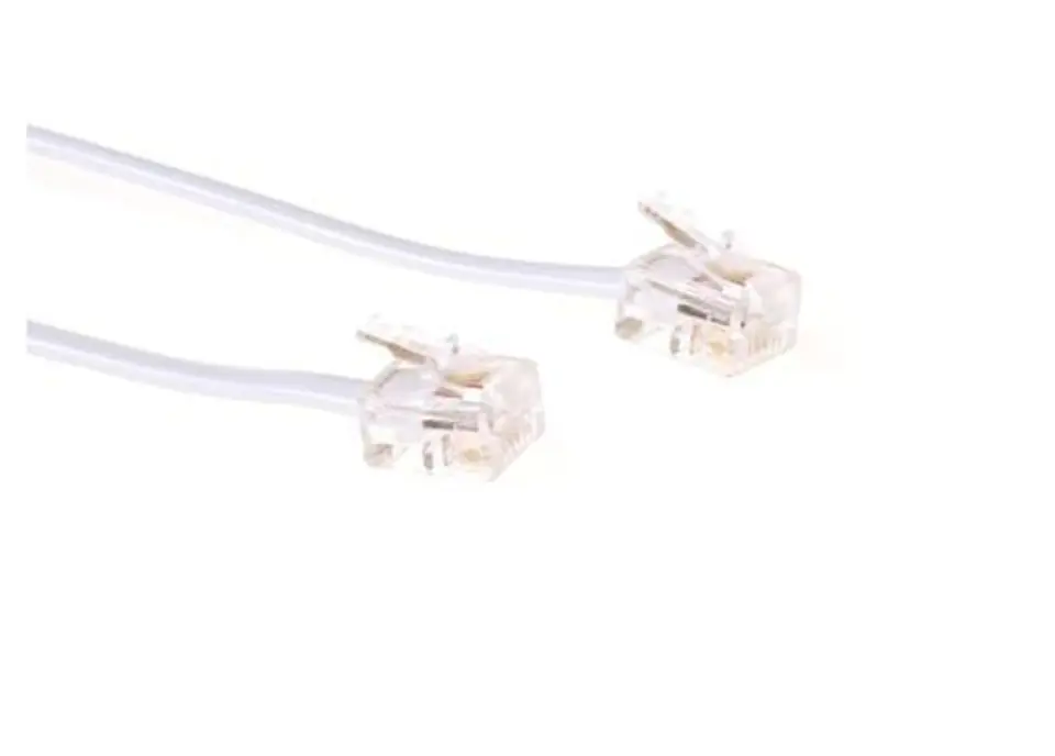 ⁨MicroConnect ModularCable RJ11 6P/4C 1m⁩ w sklepie Wasserman.eu