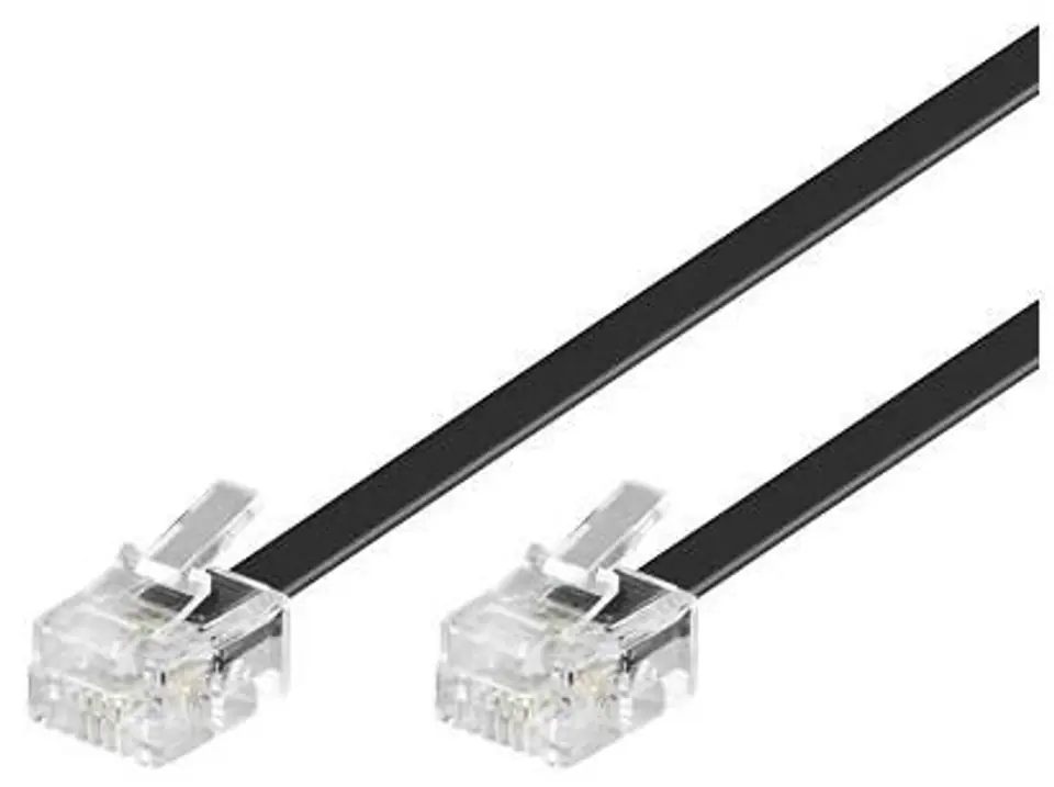 ⁨MicroConnect ModularCable RJ11 6P/4C 2m⁩ w sklepie Wasserman.eu