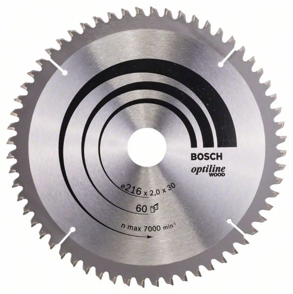 ⁨CIRCULAR SAW-T OPTILINE WOOD 216*2,0*30/Z60⁩ at Wasserman.eu