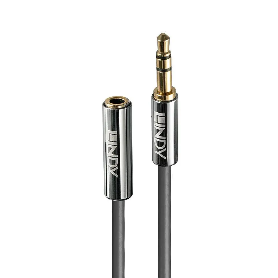 ⁨Lindy 0.5M 3.5Mm Audio Cable, Cromo⁩ w sklepie Wasserman.eu