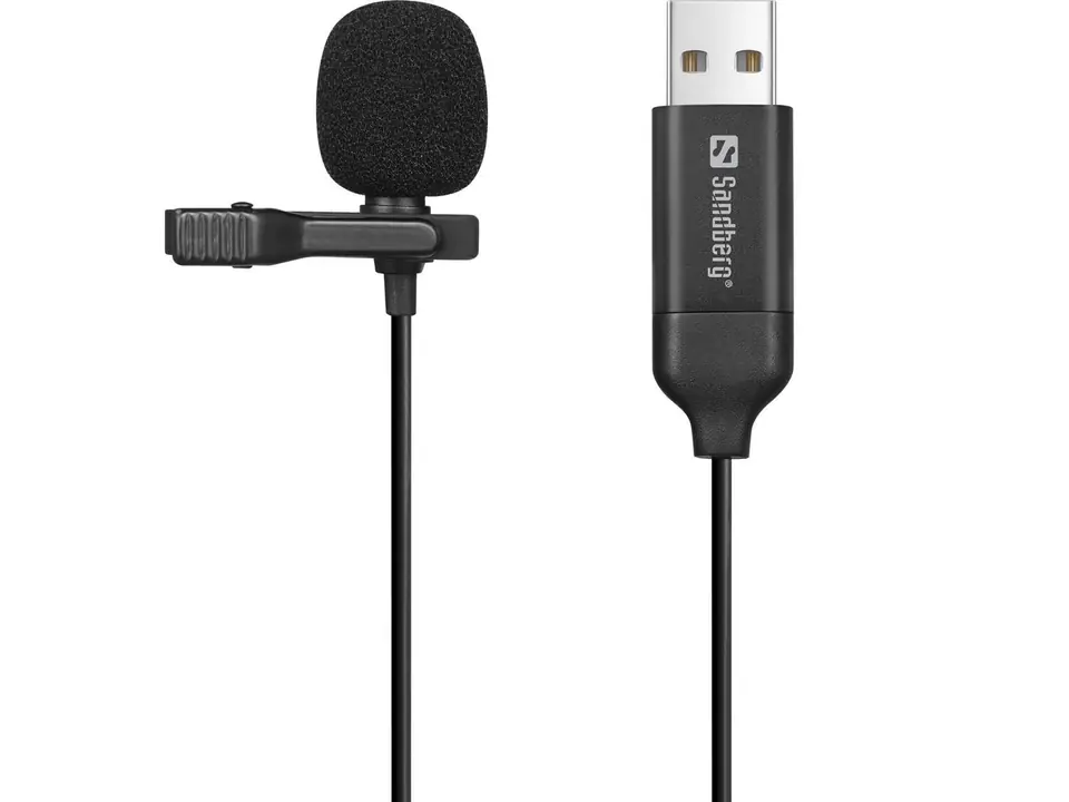 ⁨Sandberg Streamer USB Clip Microphone⁩ w sklepie Wasserman.eu