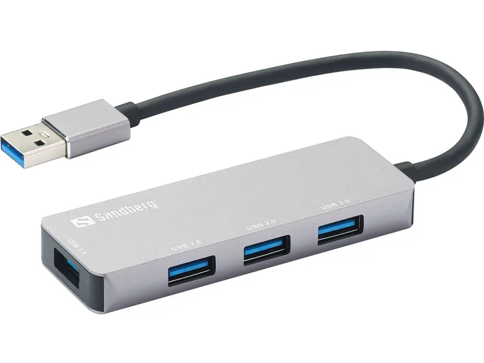 ⁨Sandberg USB-A Hub 1xUSB3.0+3x2.0 SAVER⁩ w sklepie Wasserman.eu