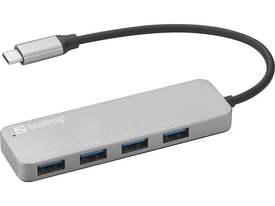 ⁨Sandberg USB-C to 4 x USB 3.0 Hub SAVER⁩ w sklepie Wasserman.eu